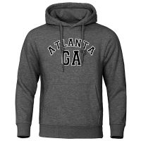 Atlanta Ga Usa Personality Street Letter Hoodie Mens Hip Hop Fashion Streetwear Casual Warm Clothes Loose Pullovers Men Hoodies Size XS-4XL