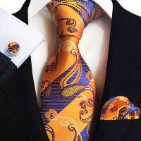 Paisley 3 pcs Set Polyester 3.15inch/8cm Width Included:Tie+square Scarf+cuff Ties