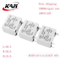 จัดส่งฟรี10ชิ้นรีเลย์ HF32FV-16-12-HLTF HF32FV-16-24-HLTFE 5VDC 12VDC HF32FV-16-5-HLTF 277VAC 4PIN Original News