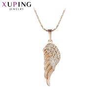 Xuping Jewelry Fashion Temperament Wings Shape Necklace Pendant for Women Gift A00607412