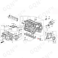 Ho nd aH ao yi ng 20 23 Speedless Engine Chain Box Oil Dipstick Cylinder block oil pan Oil nozzle