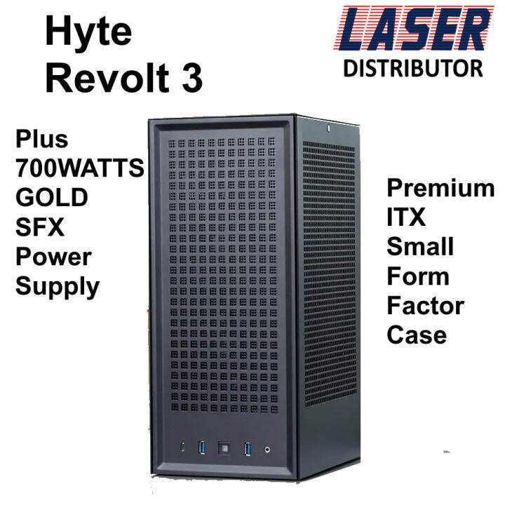 Hyte Revolt 3 Premium Itx Small Form Factor Case With 700watts Sfx Gold Power Supply Lazada