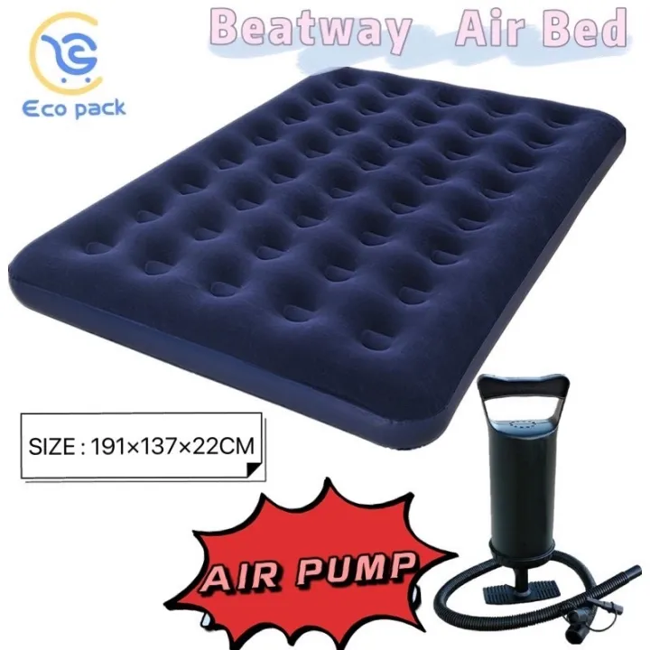 (single/double air bed) COD Bestway Inflatable Air Bed Lazada PH