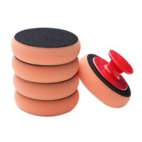 5PCS Car Wash Wax Polish Pad Polishing Pad Sponge Car Cleaning Cloth Microfiber Applicator for Auto Polisher Waxing Sponge