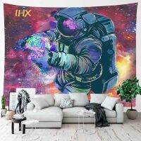 Astronaut Tapestry Wall Hanging Room Decor Bohemian Hippie Mandala Psychedelic Witchcraft Tapestry Home Decoration Aesthetics