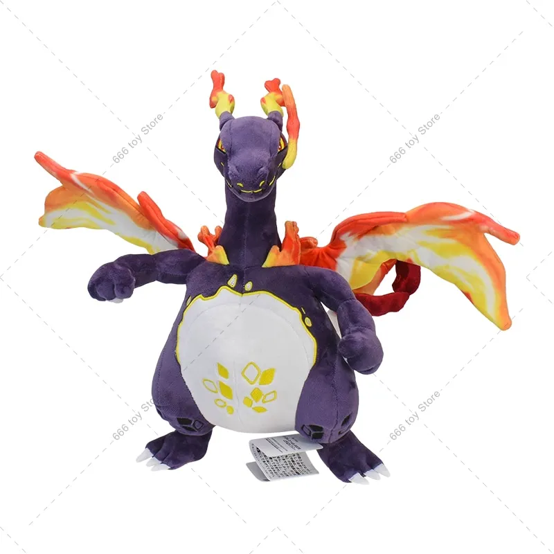 Kawaii Pokemon Mega Charizard Plush Toys Big Size Cartoon Anime Mega Charizard  Xy Fire Dragon Plush Doll Birthday Gift For Kids - Movies & Tv - AliExpress