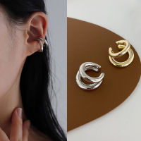 ปลอมเจาะ Earcuff วงกลมคู่หู Cuff Faux ต่างหูสำหรับผู้หญิง Man Hiphop Vintage Cuffs Earclips อุปกรณ์เสริมเกาหลี Fashio