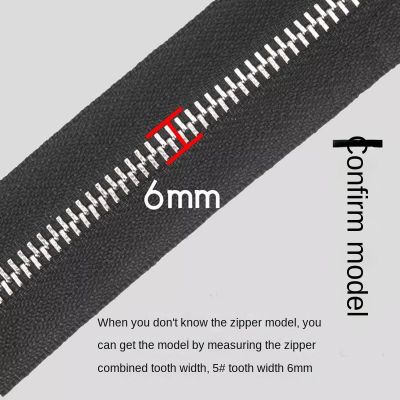 ◊♤ Qingtongtong 5th Smooth Bi-directional Corn Tooth Metal Packed Zipper Clothing Sofa Furniture Leather Bag Zipper