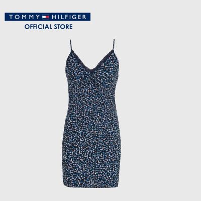 Tommy Hilfiger ชุดเดรสผู้หญิง รุ่น DW0DW15188 0G1 - สีน้ำเงิน