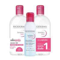 Bioderma Sebium H2O 500Ml (Twin Pack)+Sen H2O Eye 125Ml ไบโอเดอร์มา เซ็นซิบิโอ เอชทูโอ 500 มล.(แพ็คคู่) + เซ็นซิบิโอ เอชทูโอ อาย 125 มล.