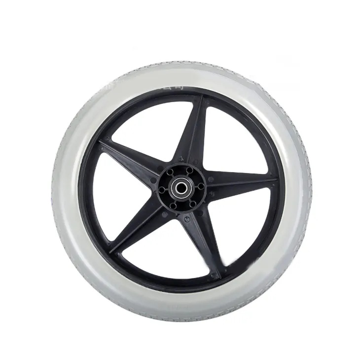 Wheelchair Wheel 12in Polyurethane Antiskid Infarctate Rear Wheel Solid ...