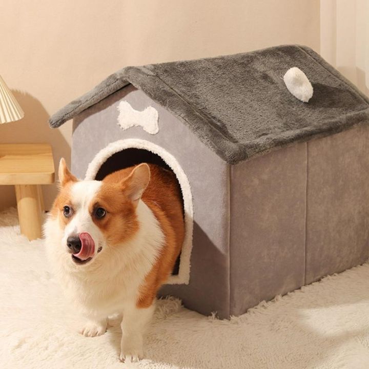 foldable-dog-house-kennel-bed-mat-winter-warm-cat-bed-nest-pet-products-basket-pets-puppy-cave-sofa-for-small-medium-dogs-cats