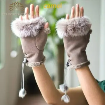 Elastic Women's Mesh Gloves with Colored Flash Diamonds Bungee
