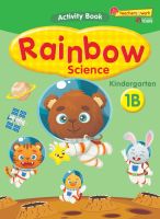 แบบฝึกหัดวิทยาศาสตร์ภาษาอังกฤษระดับอนุบาล Rainbow Science Activity Book K1B