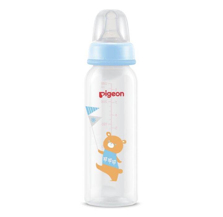 pigeon-พีเจ้น-ขวดนมคอมาตรฐาน-rpp-new-coro-จุกคลาสสิค-แพค-3-ขวด-8-oz