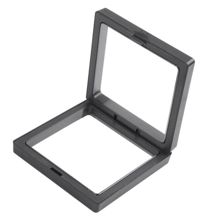 3x-square-3d-albums-floating-frame-holder-coin-box-jewelry-display-show-case-9x9cm-with-base