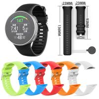 Trwały pasek do zegarka klasyczna delikatna tekstura silikonowy pasek do zegarka wymiana opaski na nadgarstek do zegarka Polar Vantage V Smartwatch