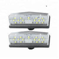 2Pcs LED รถป้ายทะเบียนไฟจำนวนสำหรับ Toyota Prius ZVW 30 2009.04-Up