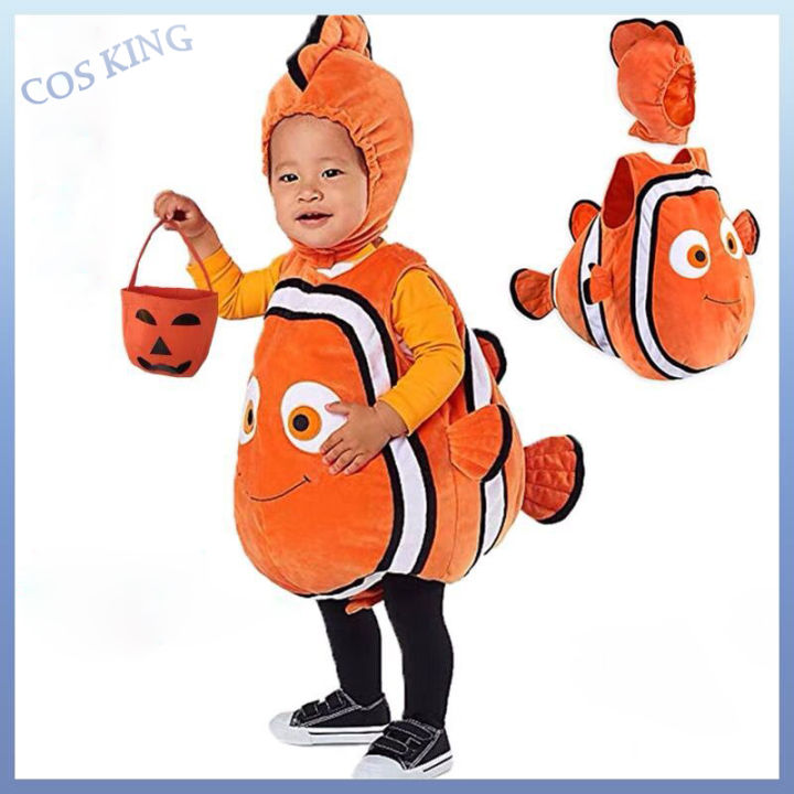 Cosking Baby Kids Fish Clownfish Cosplay Costume From Pixar Animated ...