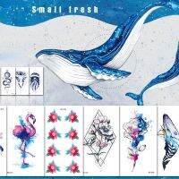 Waterproof 10X6Cm Tijdelijke Color Tattoo Stickers Kleine Schattige Mode Tattoo Meeuw En Veren Temporary Tatoo