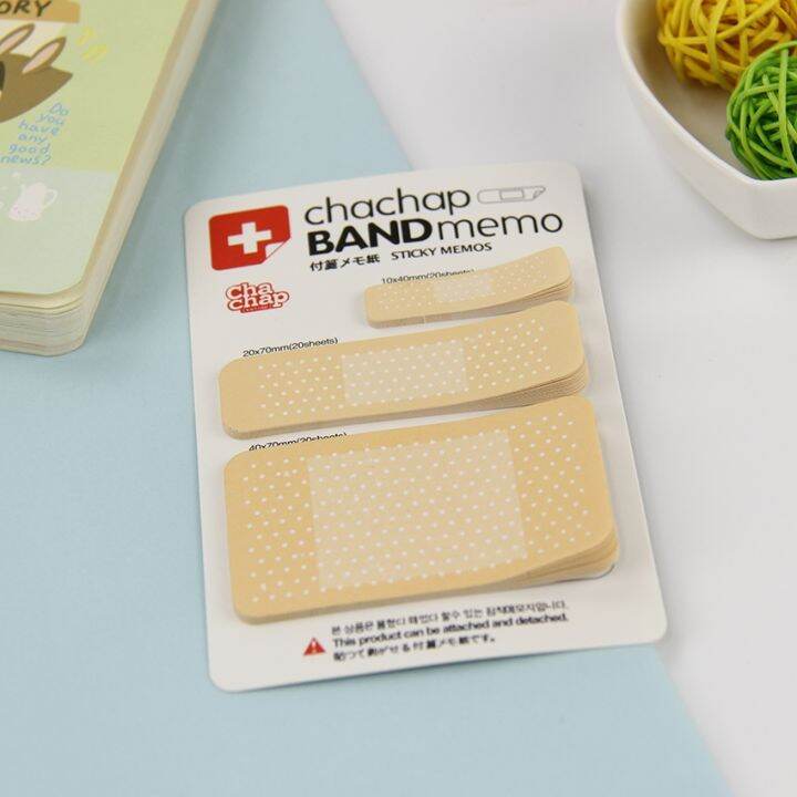 1pc-band-aid-memo-stickers-notes-paper-notepad-kawaii-stationery-office-papeleria