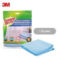 3M สก๊อตช์-ไบรต์ ผ้าไมโครไฟเบอร์สำหรับห้องน้ำ 32X32 cm High Performance Bathroom Cloth