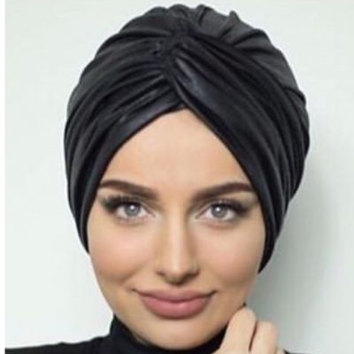 【YF】 Suede Head Scarf for Women Muslim Cross Twist Hijab Cap Female Turban Africa Wrap Turbante Bonnet Clothing Accessories