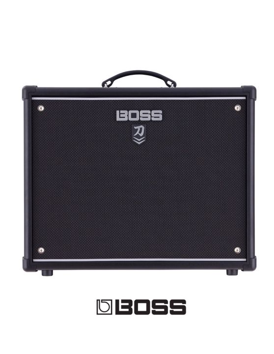 boss-katana-100-mkii-แอมป์กีตาร์-แอมป์กีตาร์ไฟฟ้า-แอมป์โปร่งอะคูสติค-100-วัตต์-ระดับมืออาชีพ-มีเสียงเเอมป์-5-เสียง-ลำโพงใหญ่-12-นิ้ว-มีขาตั้งปรับใ