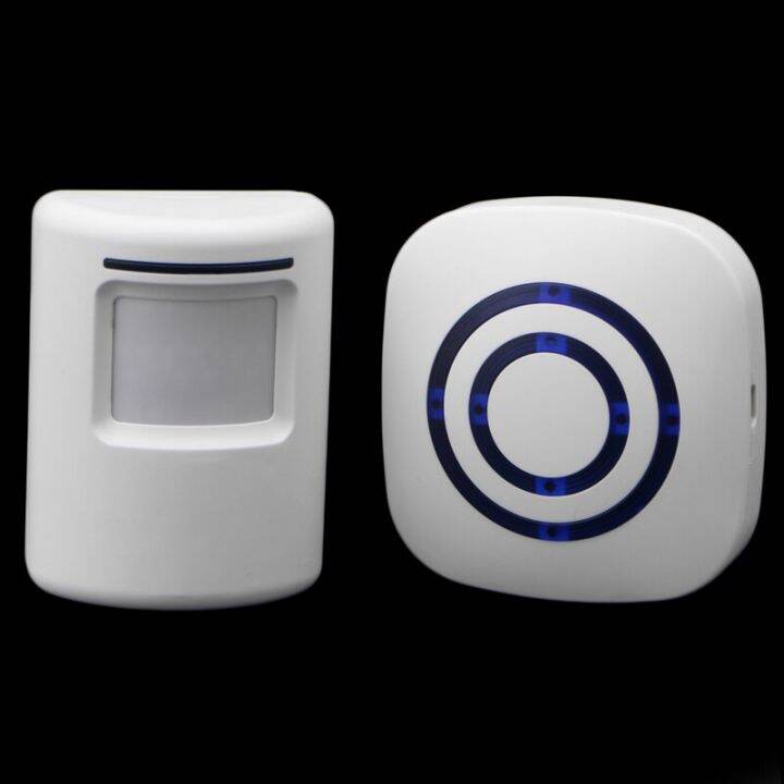 Wireless Infrared Motion Sensor Door Security Bell Alarm Chime EU/US