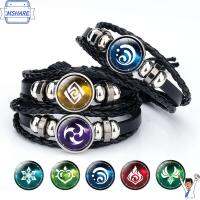 อุปกรณ์เสริมคอสเพลย์เรืองแสง MSHARE แสดงเวลาพลอย Genshin Impact อุปกรณ์เสริมสำหรับเล่นเกมกำไลข้อมือตาของพระเจ้า