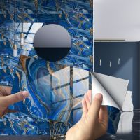 [A TOOL] 3DMarble สติ๊กเกอร์ติดผนัง Self AdhesiveWallpaper สำหรับห้องนอน ProofStickers DIY Home Wall Decor