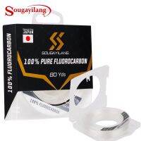 Sougayilang New Leader-Line 100% Pure Fluorocarbon Sink Fishing Lines 80M Fishing Line 3-68LBS Test Fishing Tackle Pesca Fishing Fishing Lines