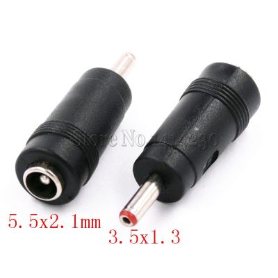 DC Power Adapter Connector Plug DC Conversion Head Jack Female 5.5*2.1mm Turn Plug Male 3.5*1.3mm Electrical Connectors