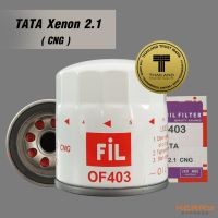 (promotion++) FIL (OF 403) ไส้กรองน้ำมันเครื่องสำหรับ TATA Xenon 2.1 CNG Performance สุดคุ้มม ไส้ กรอง อากาศ กรอง อากาศ เวฟ 110i ตัว กรอง อากาศ รถยนต์ ใส่ กรอง แอร์ รถยนต์