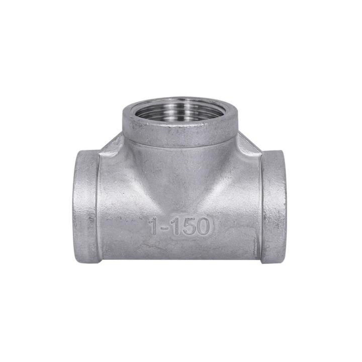 ข้อต่อสามทางเกลียวในสเตนเลส-city-1-นิ้วfpt-stainless-steel-tee-pipe-fitting-city-1in-ใครยังไม่ลอง-ถือว่าพลาดมาก