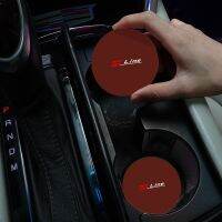 ✿✵ஐ Car Coaster Water Cup Anti-slip Pad Silica Gel Car Styling for Ford ST-line Focus2 3 Mondeo Ecosport Kuga Mk4 Fiesta Accessories