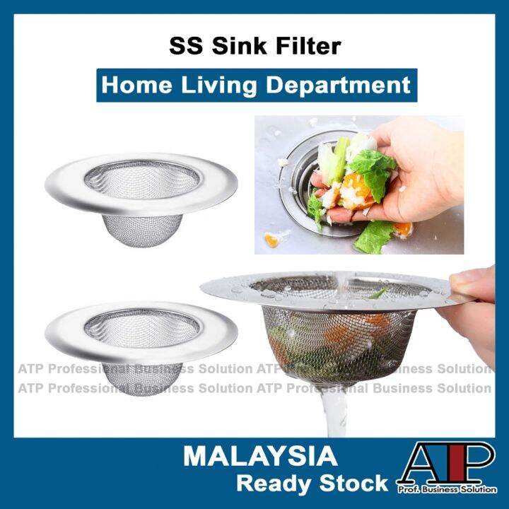 Stainless Steel Filter Kitchen Sink Dish Basin Filter Dish Sink Floor