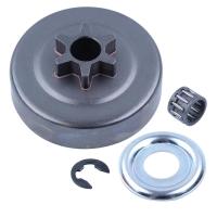 38 6T Clutch Drum Sprocket Washer E-Clip Kit For STIHL Chainsaw 017 018 021 023 025 MS170 MS180 MS210 MS230 MS250 1123 640 2003