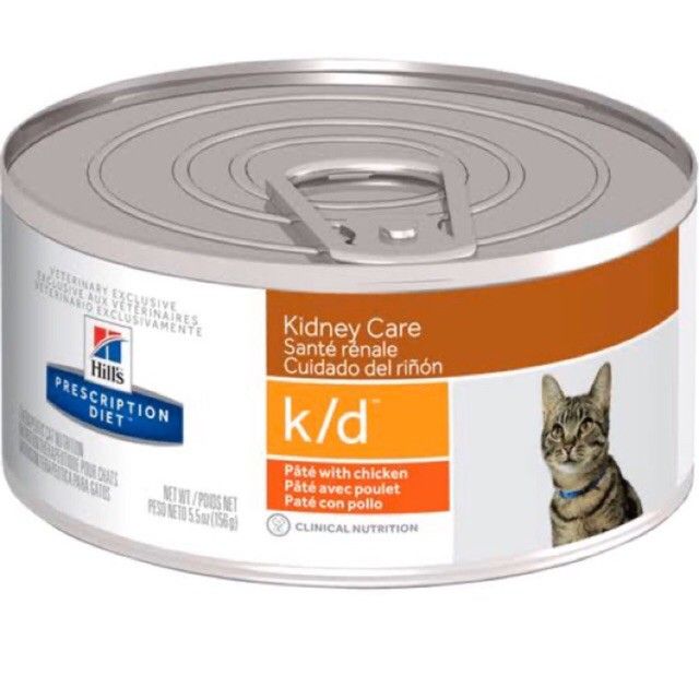 (1 กระป๋อง )  K/d อาหารแมวไต 156g.