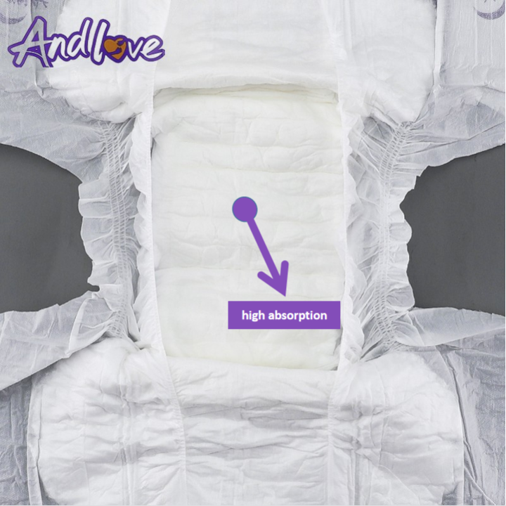 ซึมเร็วสุด-ผ้าอ้อมผู้ใหญ่-andlove-ใช้ได้ทั้งชายหญิง-ปลี่ยนง่าย-m-l-xl-10-pack-100pcs-adult-diapers-ผ้าอ้อมแบบเทป