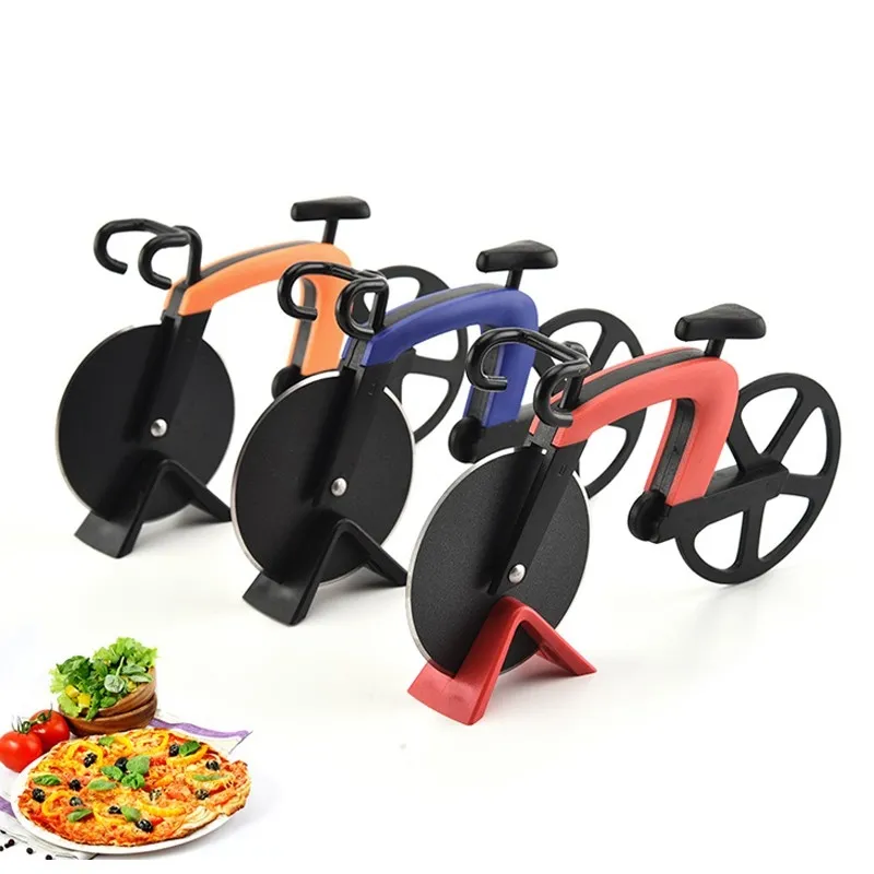 Bicycle Pizza Cutter Wheel Gifts for Cyclists Men Housewarming