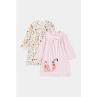 ชุดนอนกระโปรงเด็กผู้หญิง Mothercare Woodland Nightdresses - 2 Pack CC996