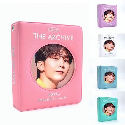 3inch Photo Album Storage Album Round Hollow-out Photocard Holder Makaron Kpop Binder Idol Card Storage Mini Korean Collect Book