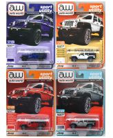 รถโลกอัตโนมัติ AW 1/64รถจี๊ป Suv Collector Edition โลหะรถโมเดลงานแม่พิมพ์เด็ก