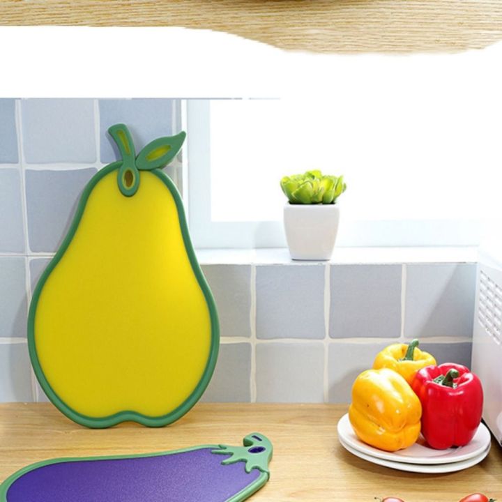 htrxb-เขียงหั่นผักทำจากพีพีแบบหนาเขียงรูปผลไม้กันลื่นเครื่องมือทำครัวห้องครัวในบ้านที่ปลอดภัย
