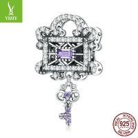 [COD] Ziyun Original Lock Beaded Exquisite Luxury 925 Bead Accessories BSC609