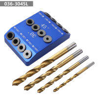 Inch Pocket Hole Jig 304590 Degree Angle Drill Guide 38 516 14 316 Aluminum Alloy Dowel Jointer Jig for Drilling