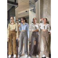 tshopofficial Flat white pants