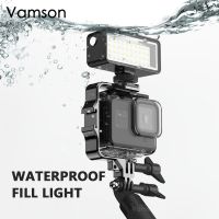 Vamson อุปกรณ์เสริมสำหรับ Gopro Hero 11 10 9,อุปกรณ์เสริมสำหรับถ่ายภาพใต้น้ำน้ำหนัก40ม. พร้อมฐานติดตั้งที่ยึดสำหรับอุปกรณ์เสริม Action3 DJI Osmo