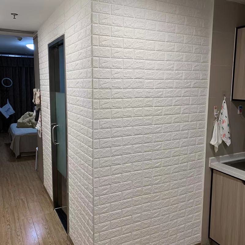 770x70cm A Roll 3D Wallpaper DIY Self adhesive Waterproof&Moisture proof (Brick)